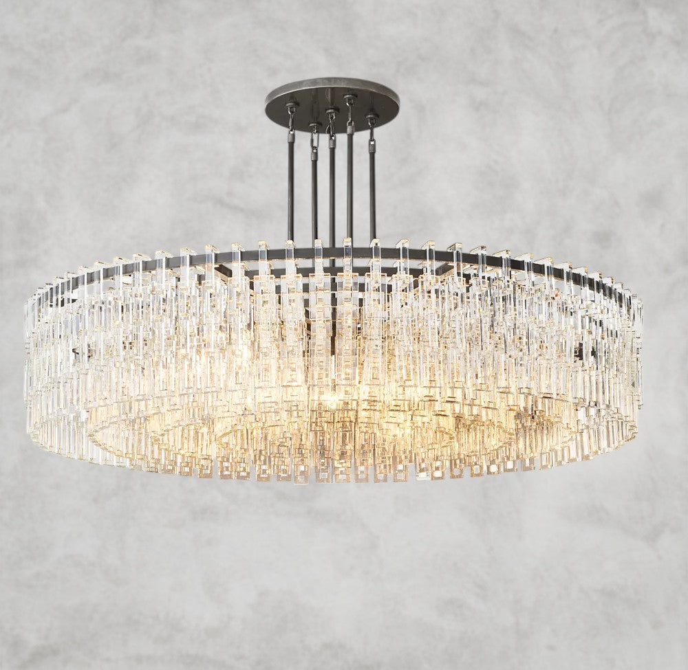 Marignan Round Chandelier 36", 48", 60"